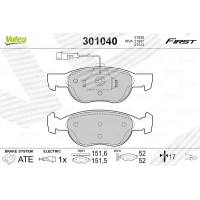 Brake pads for disc brakes