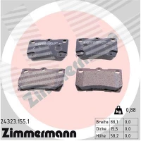 Brake pads for disc brakes