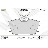 Brake pads for disc brakes