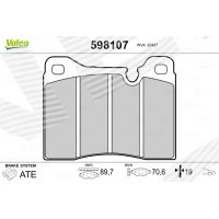 Brake pads for disc brakes