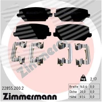 Brake pads for disc brakes