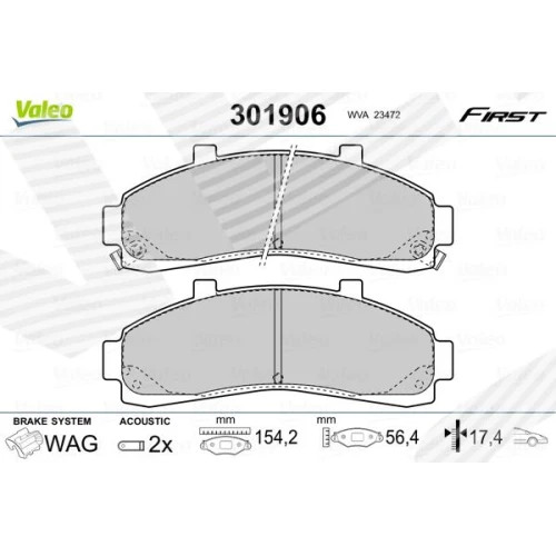 BRAKE PADS FOR DISC BRAKES - 0