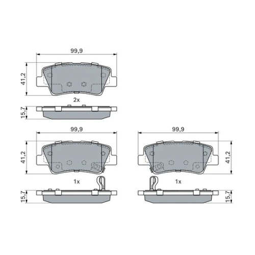 BRAKE PADS FOR DISC BRAKES - 6