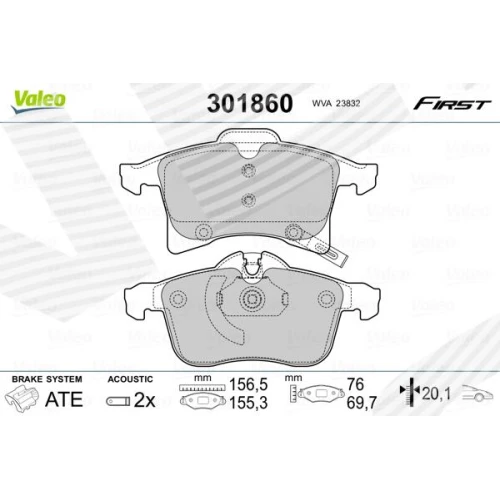 BRAKE PADS FOR DISC BRAKES - 0