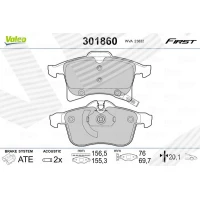 Brake pads for disc brakes