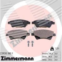 Brake pads for disc brakes