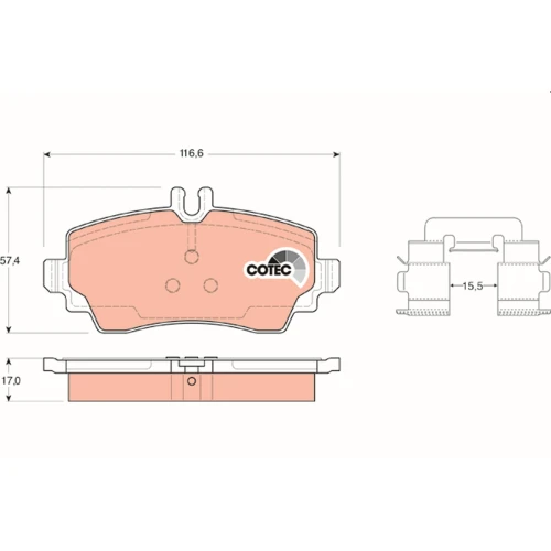 BRAKE PADS FOR DISC BRAKES - 0