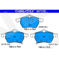 Brake pads for disc brakes