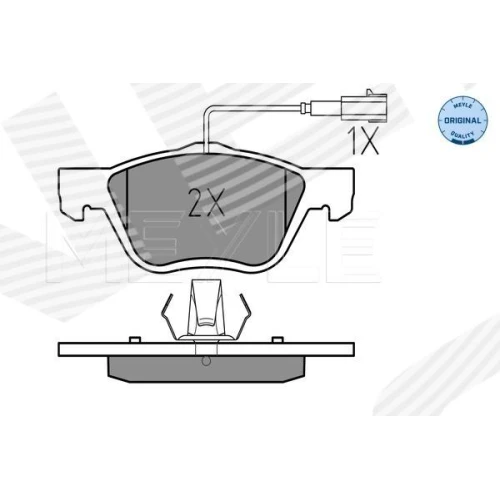 BRAKE PADS FOR DISC BRAKES - 1