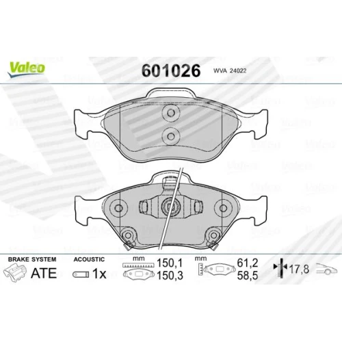 BRAKE PADS FOR DISC BRAKES - 0