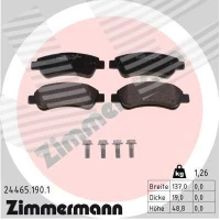 Brake pads for disc brakes