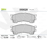 Brake pads for disc brakes