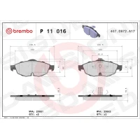 Brake pads for disc brakes