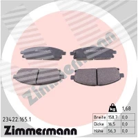 Brake pads for disc brakes