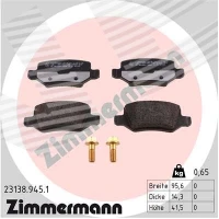 Brake pads for disc brakes