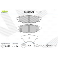 Brake pads for disc brakes