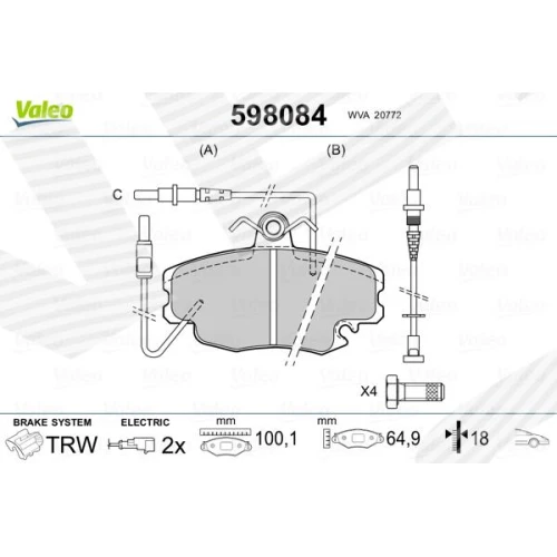 BRAKE PADS FOR DISC BRAKES - 0