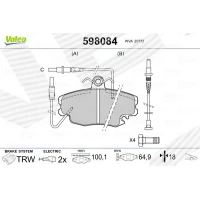 Brake pads for disc brakes