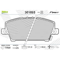 Brake pads for disc brakes