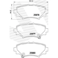 Brake pads for disc brakes