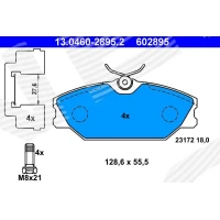 Brake pads for disc brakes