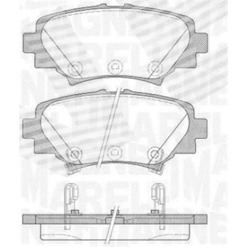 BRAKE PADS FOR DISC BRAKES - 0