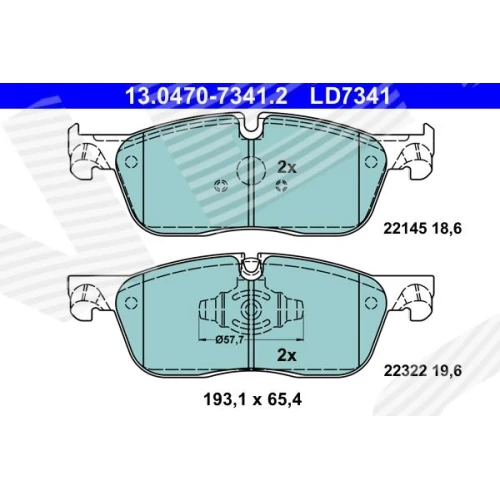 BRAKE PADS FOR DISC BRAKES - 0