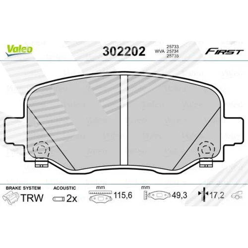 BRAKE PADS FOR DISC BRAKES - 0