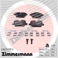 Brake pads for disc brakes