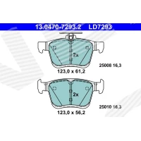 Brake pads for disc brakes