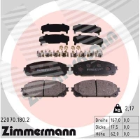 Brake pads for disc brakes