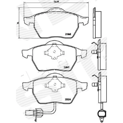 BRAKE PADS FOR DISC BRAKES - 1