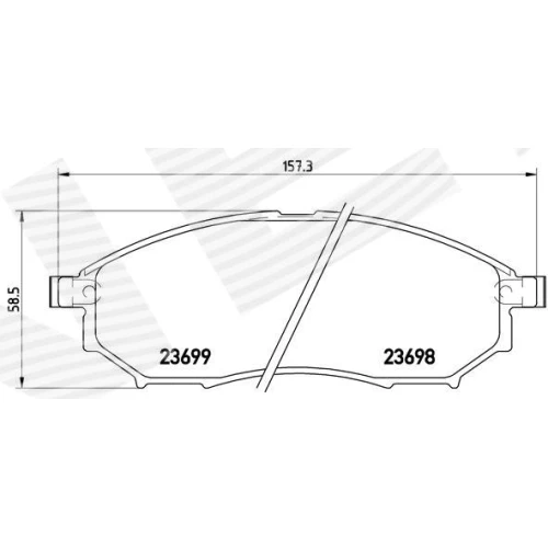 BRAKE PADS FOR DISC BRAKES - 0