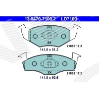 Brake pads for disc brakes