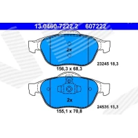 Brake pads for disc brakes