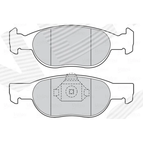 BRAKE PADS FOR DISC BRAKES - 1