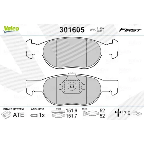 BRAKE PADS FOR DISC BRAKES - 0