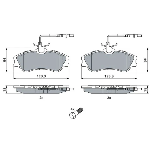 BRAKE PADS FOR DISC BRAKES - 6