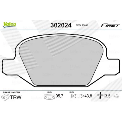 BRAKE PADS FOR DISC BRAKES - 0