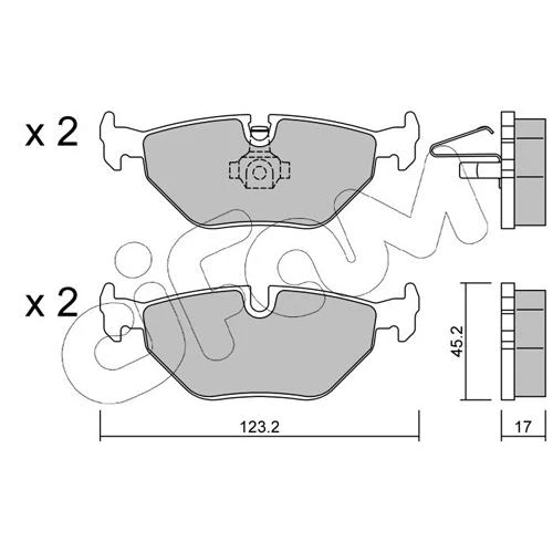 BRAKE PADS FOR DISC BRAKES - 0