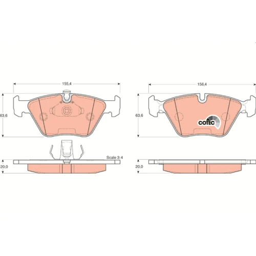 BRAKE PADS FOR DISC BRAKES - 0