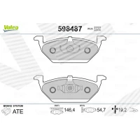 Brake pads for disc brakes