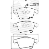 Brake pads for disc brakes