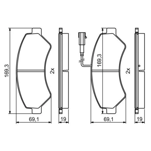 BRAKE PADS FOR DISC BRAKES - 6