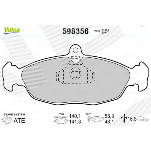 BRAKE PADS FOR DISC BRAKES - 0