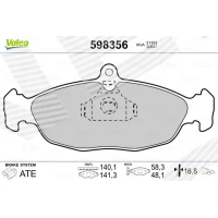 Brake pads for disc brakes