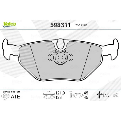 BRAKE PADS FOR DISC BRAKES - 0