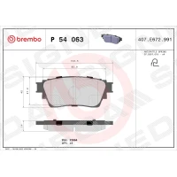 Brake pads for disc brakes