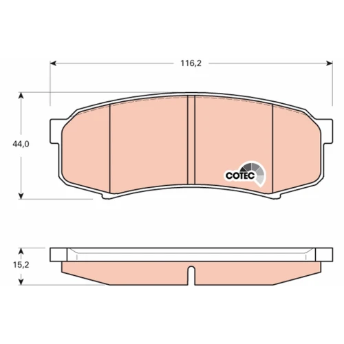 BRAKE PADS FOR DISC BRAKES - 0