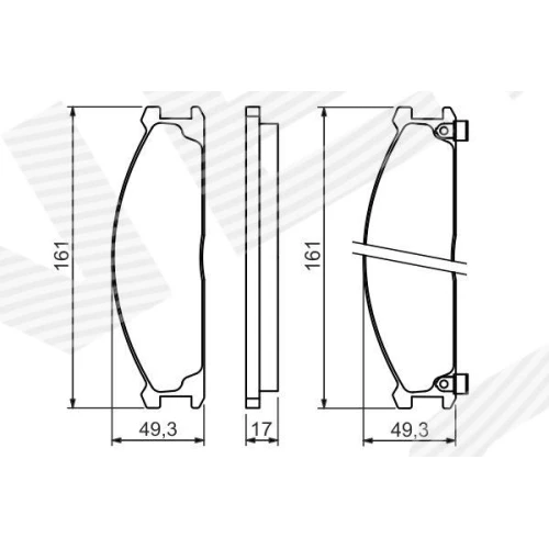 BRAKE PADS FOR DISC BRAKES - 6